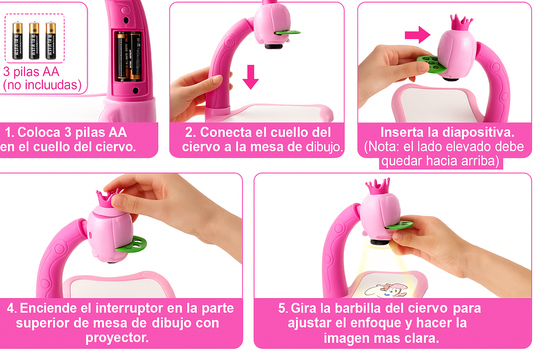 Escritorio Proyector Mágico™ – Regalo creativo para niños